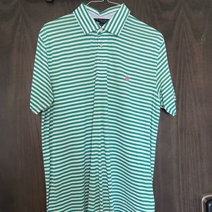 Brooks Brothers Large Green Slim Fit Polo
